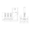 Установка повышения давления Hydro MPC-S 3 CR5-8 Grundfos 95044701