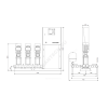 Установка повышения давления Hydro MPC-S 3 CR5-8 Grundfos 95044701
