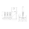 Установка повышения давления Hydro MPC-S 3 CR5-8 Grundfos 95044701