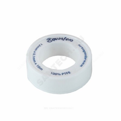 Лента ФУМ PTFE 6020 12ммх0,1ммх10м катушка среда: вода Aquasfera 6020-02 Лента ФУМ PTFE 6020 12ммх0,1ммх10м катушка среда: вода Aquasfera 6020-02