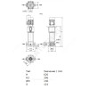 Насос многоступенчатый вертикальный HELIX V 205-2/25/V/KS/400-50 PN25 3х400В/50 Гц Wilo 4161738