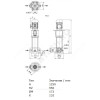 Насос многоступенчатый вертикальный HELIX V 205-2/25/V/KS/400-50 PN25 3х400В/50 Гц Wilo 4161738