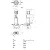 Насос многоступенчатый вертикальный HELIX V 205-2/25/V/KS/400-50 PN25 3х400В/50 Гц Wilo 4161738