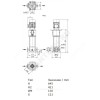 Насос многоступенчатый вертикальный HELIX V 205-2/25/V/KS/400-50 PN25 3х400В/50 Гц Wilo 4161738