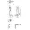 Насос многоступенчатый вертикальный HELIX V 205-2/25/V/KS/400-50 PN25 3х400В/50 Гц Wilo 4161738
