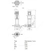 Насос многоступенчатый вертикальный HELIX V 205-2/25/V/KS/400-50 PN25 3х400В/50 Гц Wilo 4161738