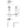 Насос многоступенчатый вертикальный HELIX V 205-2/25/V/KS/400-50 PN25 3х400В/50 Гц Wilo 4161738