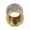 Муфта латунь никель Ду 20 (3/4") ВР 9018 ГОСТ 32585-2013 Aquasfera 9018-02