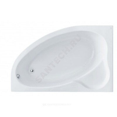 Ванна акриловая Эдера L 170х110 без ножек левосторонняя Santek 1.WH11.1.995