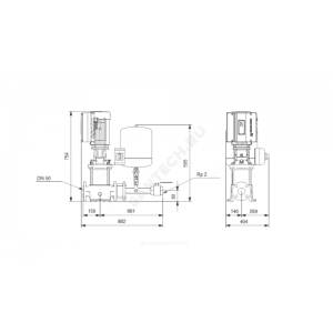 Установка повышения давления Hydro Solo E CRE 15-2 Grundfos 99150625