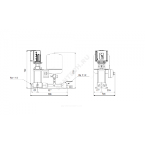 Установка повышения давления Hydro Solo E CRE 10-5 Grundfos 91048904