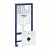 Инсталляция для подвесного унитаза Rapid SL с кнопкой смыва Skate Air хром Grohe 38750001