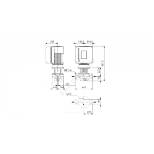 Насос ин-лайн с сухим ротором TPE 32-580/2-A-F-A-BAQE PN16 3х380-500В/50 Гц Grundfos 99113883