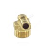 Угольник для PE-X латунь Дн 20х1/2" НР РОС