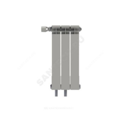 Радиатор биметаллический РБС 300/95 (А34) 6 секций с т/клапаном Danfoss ниж/п лев Сантехпром