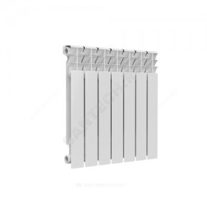 Радиатор биметаллический Ultra Plus 500 7 секций Qну=1001 Вт RAL 9016 (белый) Ogint .