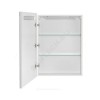 Шкаф зеркальный Victoria Nord 60 L белый глянец Roca ZRU9000029