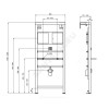 Инсталляция для писсуара без кнопки смыва Ideal Standard W589367