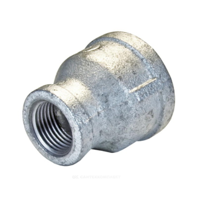 Муфта переходная чугун оц Ду 40х20 (1 1/2"х3/4") ВР Fittex PLUS