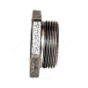 Заглушка (пробка) проходная 1 1/4"x1/2" левая резьба для чугунных радиаторов Китай
