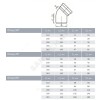 Отвод НПВХ с раструбом коричневый Дн 110х87гр б/нап в/к Агригазполимер