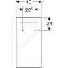 Зеркало 400х800 Renova Compact с подсветкой Geberit Y862340000 Зеркало 400х800 Renova Compact с подсветкой Geberit Y862340000