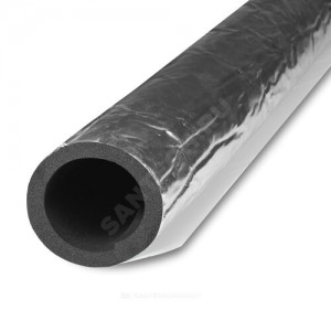 Трубка вспененный каучук ST 89/13 L=1м Тмакс=110°C черный с покрытием IC CLAD SR K-flex 13089214303CS