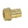 Муфта для PE-X латунь Дн 20х3/4" ВР РОС 4820814