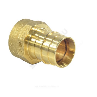 Муфта для PE-X латунь Дн 20х3/4" ВР РОС 4820814