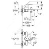 Смеситель для ванны с душем серия BauLoop одноручный Grohe 23341000