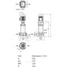 Насос многоступенчатый вертикальный HELIX FIRST V 210-5/16/E/S/400-50 PN16 3х400В/50 Гц Wilo 4201040