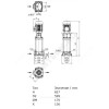Насос многоступенчатый вертикальный HELIX FIRST V 210-5/16/E/S/400-50 PN16 3х400В/50 Гц Wilo 4201040