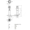 Насос многоступенчатый вертикальный HELIX FIRST V 210-5/16/E/S/400-50 PN16 3х400В/50 Гц Wilo 4201040
