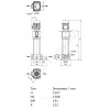 Насос многоступенчатый вертикальный HELIX FIRST V 210-5/16/E/S/400-50 PN16 3х400В/50 Гц Wilo 4201040