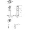 Насос многоступенчатый вертикальный HELIX FIRST V 210-5/16/E/S/400-50 PN16 3х400В/50 Гц Wilo 4201040