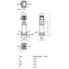 Насос многоступенчатый вертикальный HELIX FIRST V 210-5/16/E/S/400-50 PN16 3х400В/50 Гц Wilo 4201040