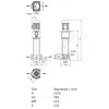 Насос многоступенчатый вертикальный HELIX FIRST V 210-5/16/E/S/400-50 PN16 3х400В/50 Гц Wilo 4201040