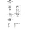Насос многоступенчатый вертикальный HELIX FIRST V 210-5/16/E/S/400-50 PN16 3х400В/50 Гц Wilo 4201040
