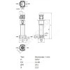 Насос многоступенчатый вертикальный HELIX FIRST V 210-5/16/E/S/400-50 PN16 3х400В/50 Гц Wilo 4201040