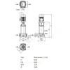Насос многоступенчатый вертикальный HELIX FIRST V 210-5/16/E/S/400-50 PN16 3х400В/50 Гц Wilo 4201040