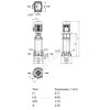 Насос многоступенчатый вертикальный HELIX FIRST V 210-5/16/E/S/400-50 PN16 3х400В/50 Гц Wilo 4201040