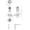 Насос многоступенчатый вертикальный HELIX FIRST V 210-5/16/E/S/400-50 PN16 3х400В/50 Гц Wilo 4201040