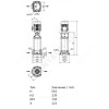 Насос многоступенчатый вертикальный HELIX FIRST V 210-5/16/E/S/400-50 PN16 3х400В/50 Гц Wilo 4201040