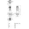 Насос многоступенчатый вертикальный HELIX FIRST V 210-5/16/E/S/400-50 PN16 3х400В/50 Гц Wilo 4201040