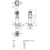 Насос многоступенчатый вертикальный HELIX FIRST V 210-5/16/E/S/400-50 PN16 3х400В/50 Гц Wilo 4201040
