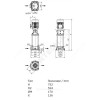 Насос многоступенчатый вертикальный HELIX FIRST V 210-5/16/E/S/400-50 PN16 3х400В/50 Гц Wilo 4201040