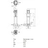 Насос многоступенчатый вертикальный HELIX FIRST V 210-5/16/E/S/400-50 PN16 3х400В/50 Гц Wilo 4201040