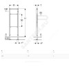 Инсталляция для поручней Duofix для инвалидов Geberit 111.790.00.1