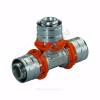 Тройник МП латунь пресс Дн 25 S-PRESS PLUS Uponor 1070562 (1015028)