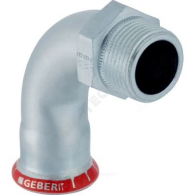 Отвод сталь углеродистая 90гр Дн 54х2" пресс/НР Mapress Geberit 23511